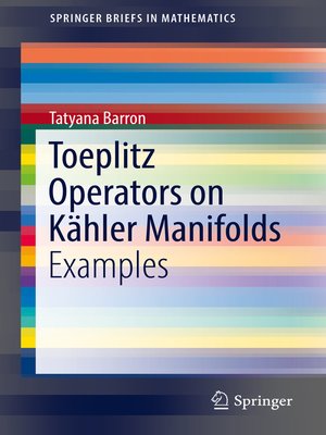 cover image of Toeplitz Operators on Kähler Manifolds